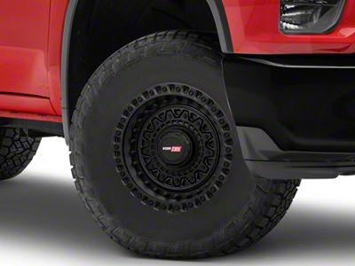 Vortek Off-Road VRD-703 Matte Black 8-Lug Wheel; 17x9; -18mm Offset (20-25 Silverado 2500 HD)