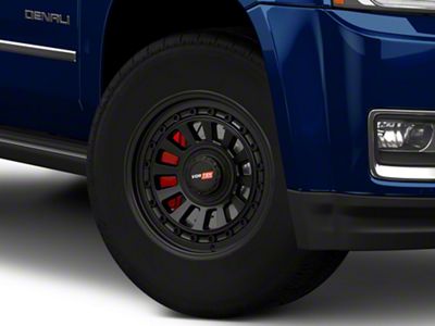 Vortek Off-Road VRD-702 Matte Black 6-Lug Wheel; 17x9; 12mm Offset (15-20 Yukon)