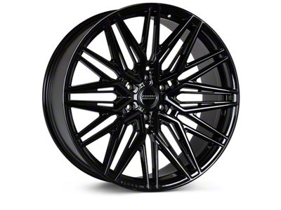 Vossen HF6-5 Deep Gloss Black Wheel; 22x9.5; 30mm Offset (04-08 F-150)