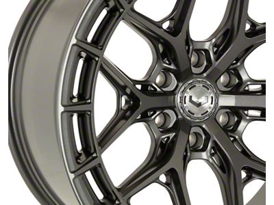 Vossen HFX-1 Deep Matte Gunmetal 6-Lug Wheel; 22x9.5; 20mm Offset (04-08 F-150)