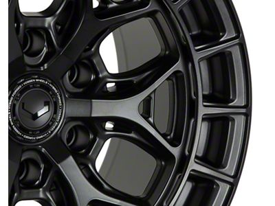Vossen HFX-1 Deep Satin Black 6-Lug Wheel; 22x9.5; 20mm Offset (04-08 F-150)