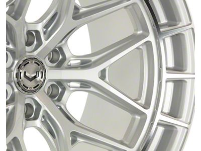 Vossen HFX-1 Deep Silver Polished 6-Lug Wheel; 24x10; 25mm Offset (04-08 F-150)