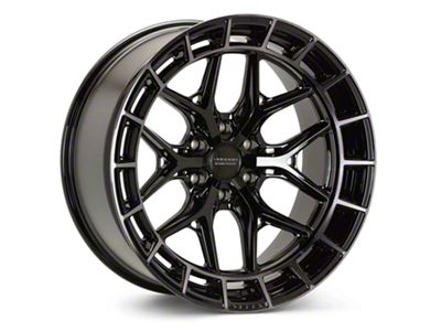 Vossen HFX1 Super Deep Tinted Gloss Black 6-Lug Wheel; 18x9; 0mm Offset (07-13 Silverado 1500)