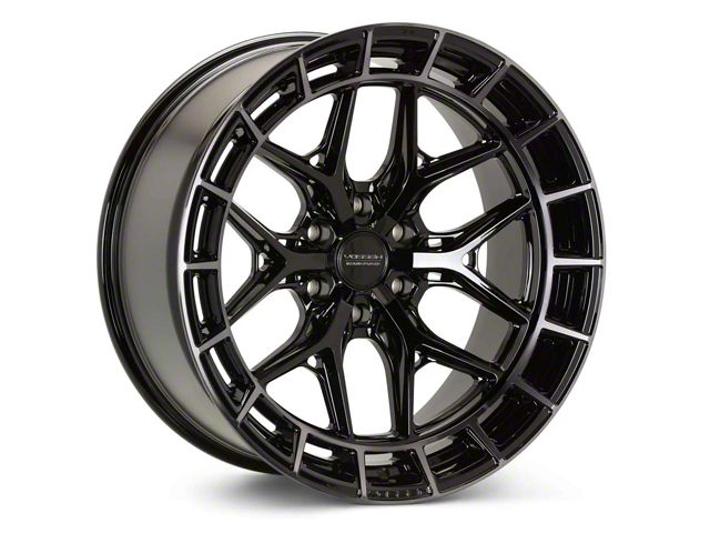 Vossen HFX1 Super Deep Tinted Gloss Black 6-Lug Wheel; 17x9; 0mm Offset (07-14 Tahoe)
