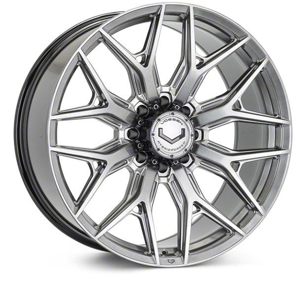 Vossen HF6-4 Ultra Deep Hyper Gunmetal 8-Lug Wheel; 22x12; -44mm Offset ...