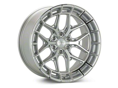 Vossen HFX1 Super Deep Silver Polished Wheel; 22x10; -18mm Offset (11-16 F-250 Super Duty)