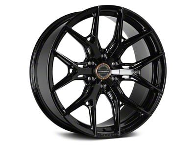 Vossen HF6-4 Gloss Black 6-Lug Wheel; 20x9.5; 15mm Offset (15-20 F-150)