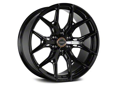 Vossen HF6-4 Gloss Black 6-Lug Wheel; 20x10; -18mm Offset (2024 Ranger)