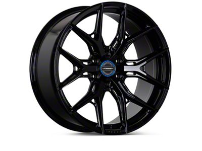 Vossen HF6-4 Super Deep Gloss Black 6-Lug Wheel; 22x10; -18mm Offset (99-06 Sierra 1500)