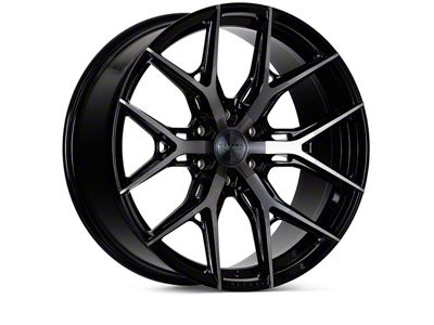 Vossen HF6-4 Deep Tinted Gloss Black 6-Lug Wheel; 22x9.5; 30mm Offset (99-06 Silverado 1500)