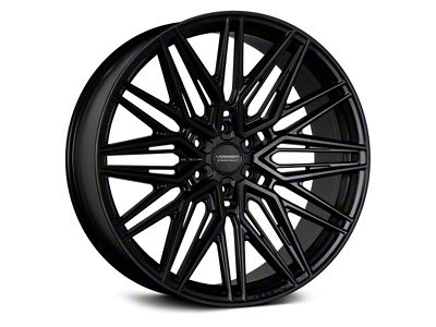 Vossen HF6-5 Satin Black 6-Lug Wheel; 22x12; -44mm Offset (99-06 Silverado 1500)