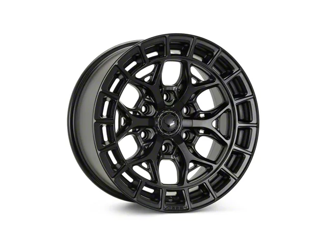 Vossen HFX1 Super Deep Satin Black 6-Lug Wheel; 17x9; 0mm Offset (21-24 F-150)