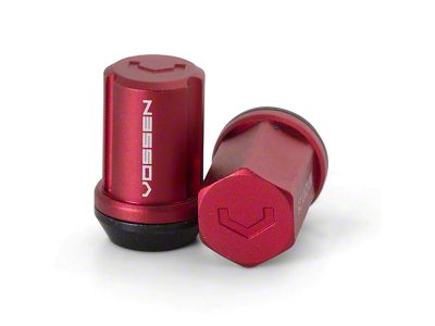 Vossen Red Locking Lut Nuts; M14 x 1.5 (15-25 F-150)