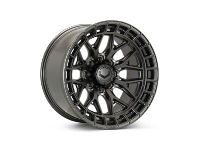 Vossen HFX1 Super Deep Matte Gunmetal 8-Lug Wheel; 24x12; -44mm Offset (23-25 F-250 Super Duty)