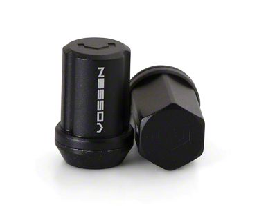 Vossen Black Locking Lut Nuts; M14 x 1.5 (12-25 RAM 1500)