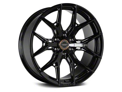 Vossen HF6-4 Gloss Black 6-Lug Wheel; 22x12; -44mm Offset (19-25 RAM 1500)