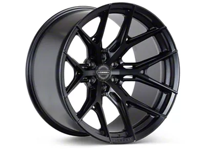 Vossen HF6-4 Super Deep Satin Black 6-Lug Wheel; 22x10; -18mm Offset (19-26 RAM 1500)