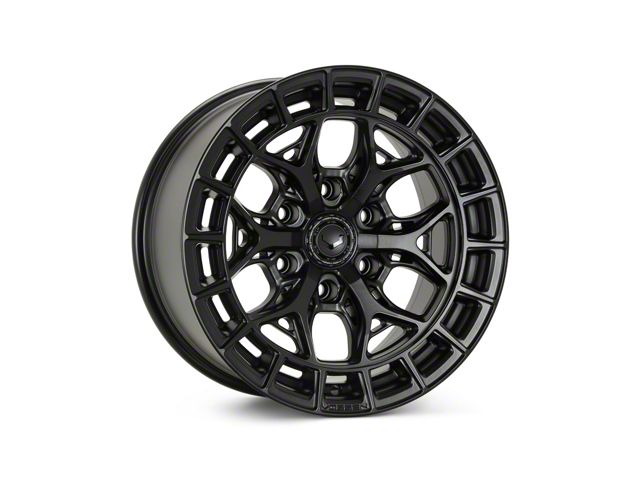 Vossen HFX1 Super Deep Satin Black 6-Lug Wheel; 17x9; 0mm Offset (19-23 Ranger)