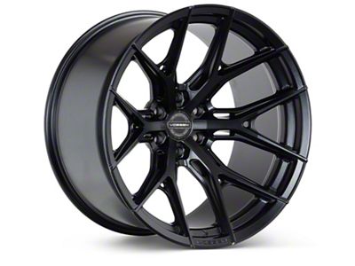Vossen HF6-4 Super Deep Satin Black 6-Lug Wheel; 22x10; -18mm Offset (14-18 Sierra 1500)