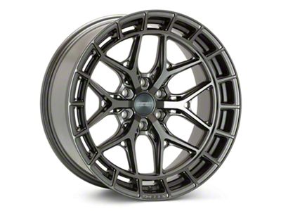 Vossen HFX1 Super Deep Matte Gunmetal 6-Lug Wheel; 17x9; 0mm Offset (19-24 Silverado 1500)