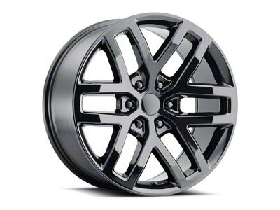 Voxx Replica GEN2 Raptor Style Gloss Black 6-Lug Wheel; 20x9; 25mm Offset (04-08 F-150)