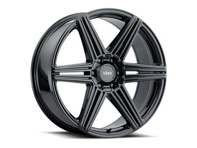 Voxx Sotto Gloss Black 6-Lug Wheel; 20x8.5; 39mm Offset (07-14 Tahoe)