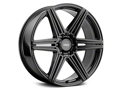 Voxx Sotto Gloss Black 6-Lug Wheel; 18x8.5; 18mm Offset (14-18 Silverado 1500)