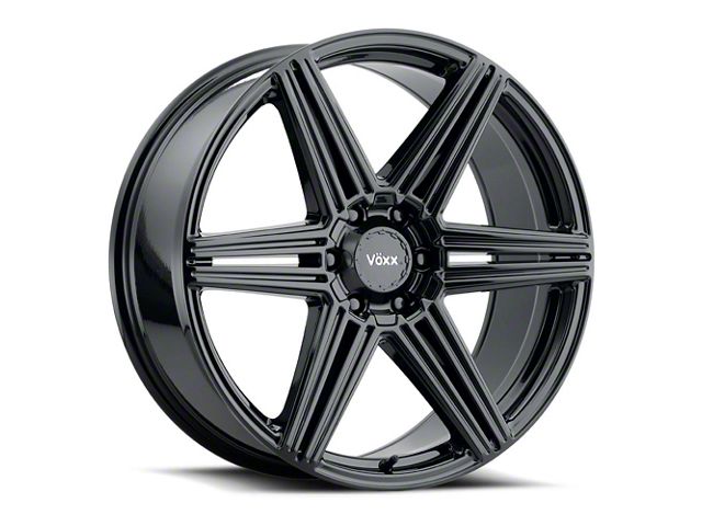 Voxx Sotto Gloss Black 6-Lug Wheel; 20x8.5; 39mm Offset (15-22 Colorado)