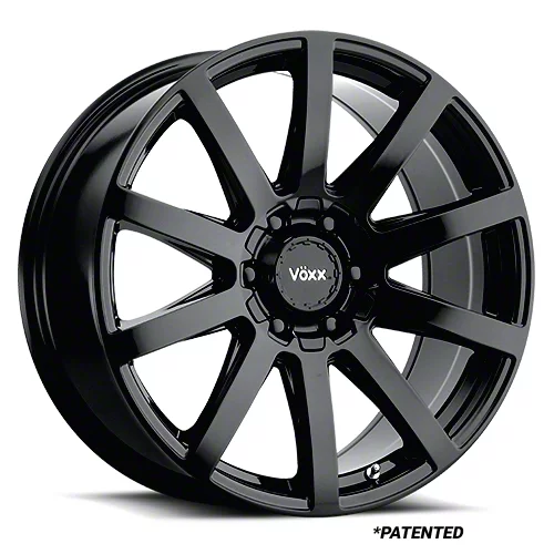 Voxx Vento Gloss Black 6-Lug Wheel; 20×9; 30mm Offset (15-20 F-150)