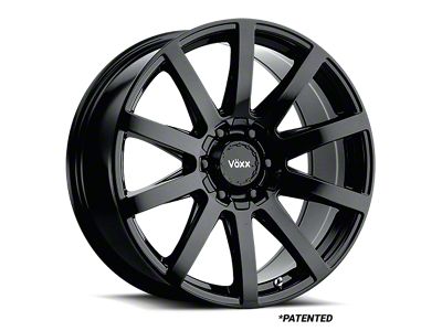 Voxx Vento Gloss Black 6-Lug Wheel; 20x9; 30mm Offset (15-20 F-150)