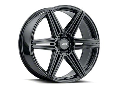 Voxx Sotto Gloss Black 6-Lug Wheel; 18x8.5; 39mm Offset (23-25 Colorado)