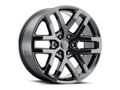 GEN2 Raptor Style Gloss Black 6-Lug Wheel; 20x9; 25mm Offset (21-25 F-150)
