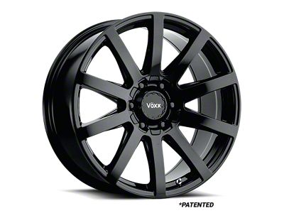 Voxx Vento Gloss Black 6-Lug Wheel; 20x9; 30mm Offset (21-25 F-150)