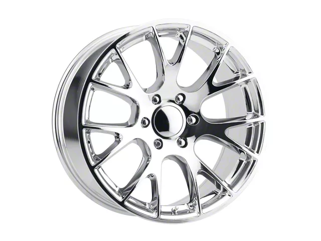 Voxx Replica Hellcat Style Chrome 5-Lug Wheel; 22x9; 18mm Offset (02-08 RAM 1500, Excluding Mega Cab)