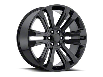 Voxx Replica 2018 Denali Style Gloss Black Wheel; 22x9; 31mm Offset (07-13 Sierra 1500)