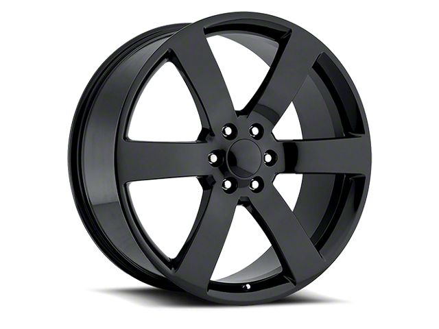 Voxx Replica Trailblazer Style Gloss Black 6-Lug Wheel; 20x8; 45mm Offset (07-13 Sierra 1500)