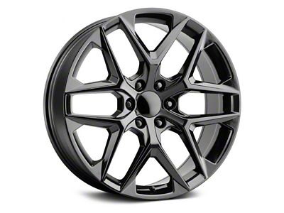 Voxx Replica SSW Style Gloss Black 6-Lug Wheel; 22x9; 31mm Offset (07-13 Silverado 1500)