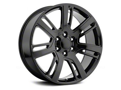 Voxx Replica Escalade Platinum Style Gloss Black 6-Lug Wheel; 22x9; 31mm Offset (07-14 Tahoe)