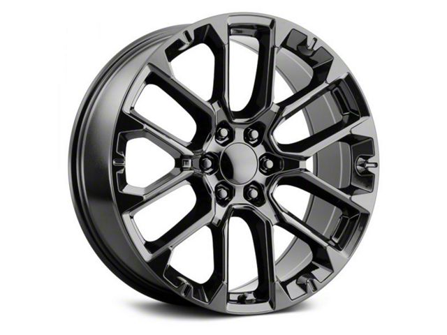 Voxx Replica SRV Style Gloss Black 6-Lug Wheel; 22x9; 28mm Offset (07-14 Tahoe)
