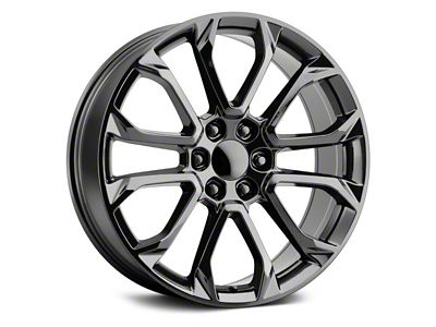 SSI Style Gloss Black 6-Lug Wheel; 22x9; 31mm Offset (14-18 Sierra 1500)