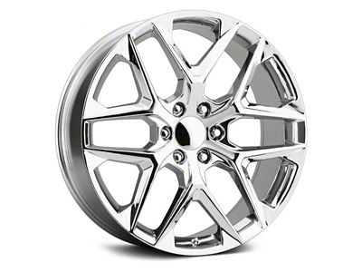 SSW Style Chrome 6-Lug Wheel; 22x9; 31mm Offset (14-18 Sierra 1500)