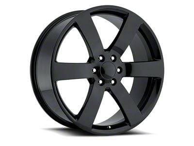 Voxx Replica Trailblazer Style Gloss Black 6-Lug Wheel; 20x8; 45mm Offset (14-18 Silverado 1500)