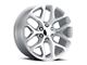 Voxx Replica Snowflake Style Silver Machined Face 6-Lug Wheel; 20x9; 27mm Offset (23-24 Colorado)