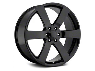 Voxx Replica TBLSS Style Gloss Black 6-Lug Wheel; 22x9; 22mm Offset (23-24 Colorado)