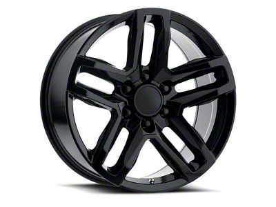 Trail Boss Style Gloss Black 6-Lug Wheel; 20x9; 27mm Offset (23-25 Colorado)