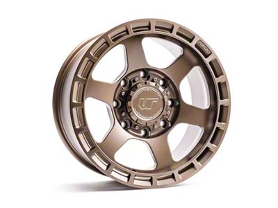 VR Forged D14 Satin Bronze 8-Lug 4-Wheel Kit; 18x9; 6mm Offset (11-14 Sierra 2500 HD)