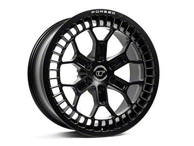 VR Forged D02 Matte Black 6-Lug Wheel; 20x9; 12mm Offset (15-20 F-150)