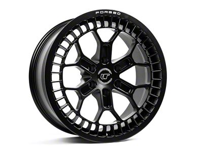 VR Forged D02 Matte Black 6-Lug Wheel; 20x9; 12mm Offset (21-25 F-150)