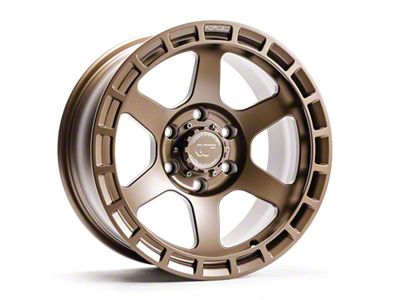 VR Forged D14 Satin Bronze 6-Lug Wheel; 17x8.5; -1mm Offset (21-24 F-150)