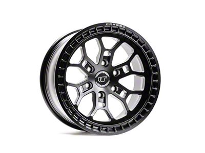 VR Forged D02 Matte Black 6-Lug Wheel; 17x8.5; 0mm Offset (19-24 Silverado 1500)